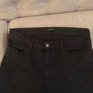 J Brand Black Denim Skinny Jean